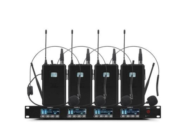 Four-in-one wireless conference microphone, suitable for professional stage performances and conferences, condenser wireless gooseneck/handheld...