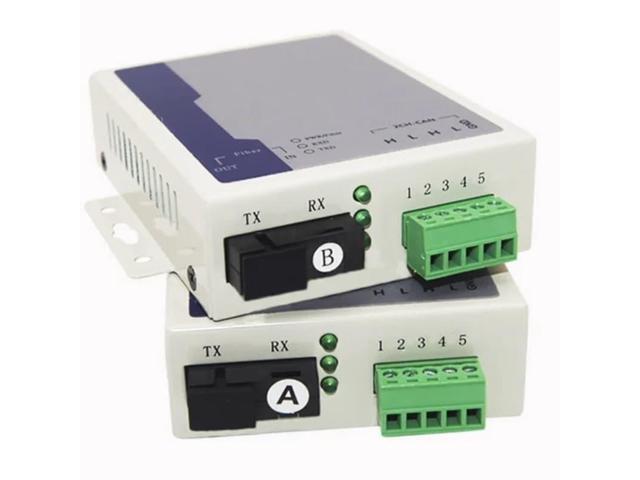 2-Channel CAN Bus to Fiber Optic Converter/Extender/Fiber Optic CAN Bus Transceiver/Repeater