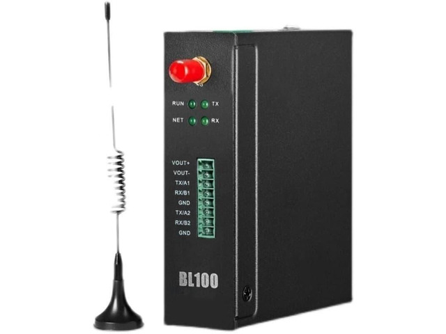 Industrial-grade 4G Modbus RTU to MQTT gateway RS485 transparent transmission SMS alarm