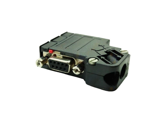 6ES7972-0BB41-0XA0 Bipolar Bus Connector, 35 degrees, with bipolar port, maximum transmission rate 12M BIT/s