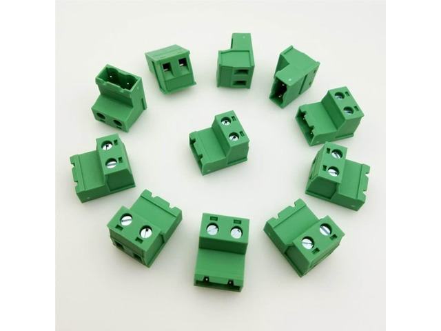 50 x 2EDGRK male 7.5mm or 7.62mm 300V 10A pitch PCB plug-in terminal blocks, 4P