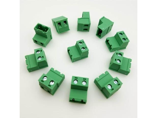 50 x 2EDGRK male 7.5mm or 7.62mm 300V 10A pitch PCB plug-in terminal blocks, 5P
