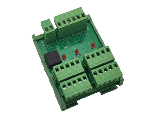 Differential signal 1 input 4 output terminal module 2MHz high-speed encoder divider expansion terminal module 5V power supply