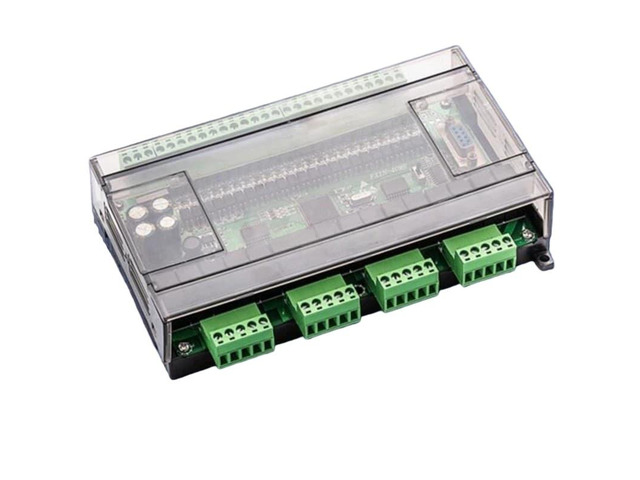 FX1N 40MR Relay Controller Module Board, 32-bit RS232, RS485, Modbus, 24VDC, suitable for PLCs.