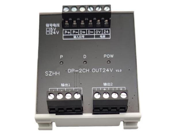 1 Input, 2 Outputs + Directional Push-Pull Signal Distributor Terminal Module, 500kHz, 5V to 5V for Servo Synchronization