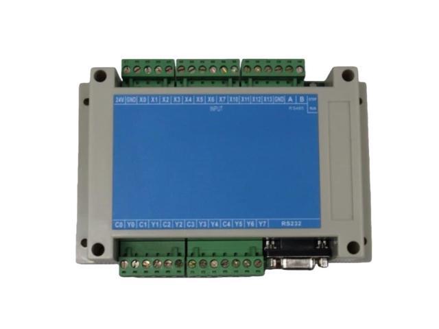 FX1N 20MT Relay Module Board, 32-bit RS232, RS485, Modbus, 24VDC, suitable for PLCs, high-speed output for servo motors.