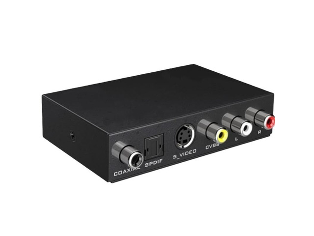 HDMI to AV + S-Video + SPDIF Audio + Coaxial Converter (Metal)