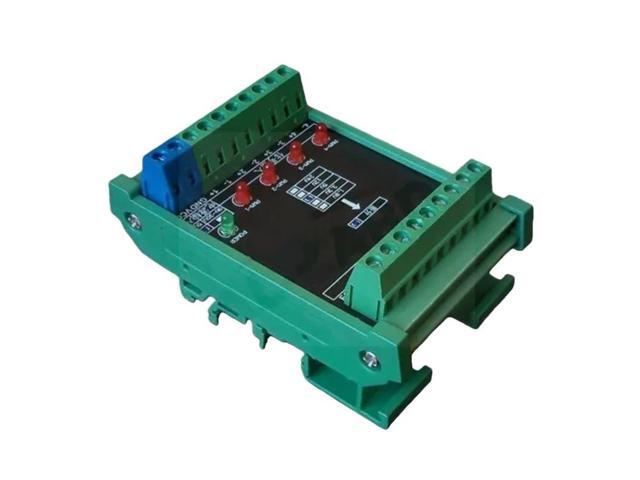 4-channel single-ended to differential signal converter, collector NPN/PNP to differential high-speed converter, PLC (1.8V input VCC 5V).