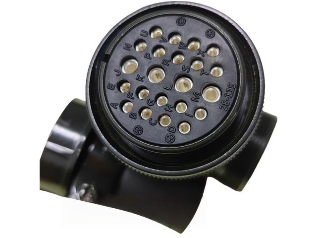 MS3108A28-11S 28-11S Connector 22-pin Right Angle Plug with Metal Tail Clip