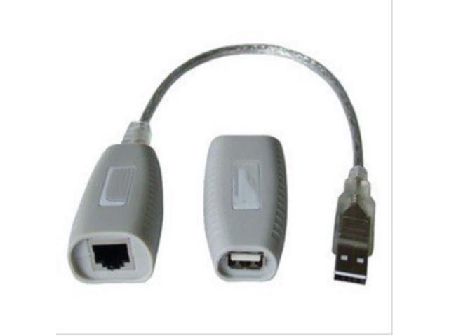 MT-150FT USB RJ45 Extension Adapter Cable, CAT5 CAT5E CAT6, 150ft/50m, for USB devices.