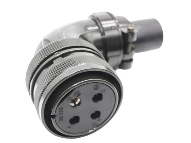 4-pin servo motor aviation connector 32-17 elbow connector MS3108B/3106A/3102A/5105