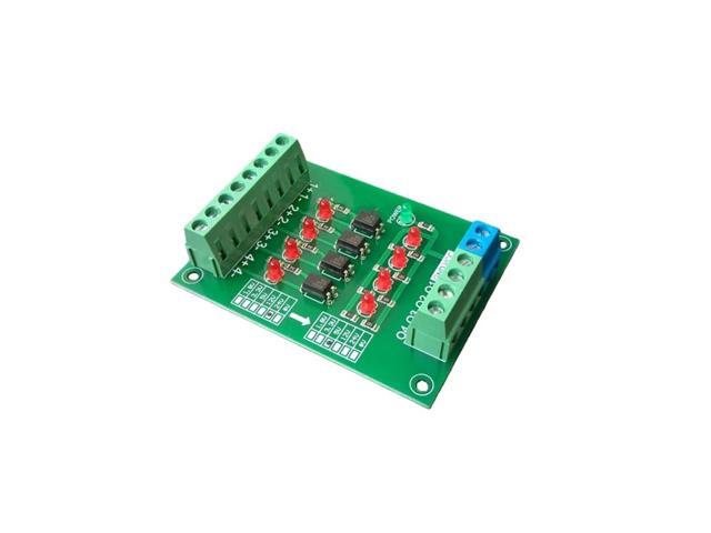 4-channel NPN/PNP opto-isolation module level-to-voltage conversion board, 20kHz differential to single-ended (4-channel)