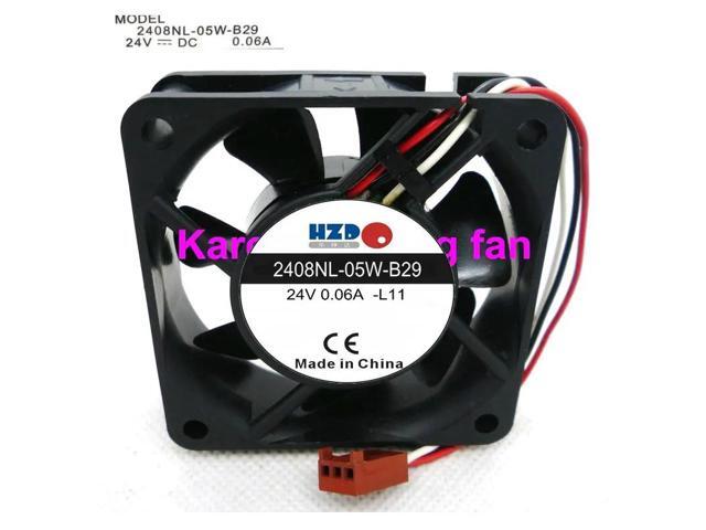 6CM 0.09A 3-wire laptop fan, 60*60*20MM, laptop fan chip 2408NL-05W-B69