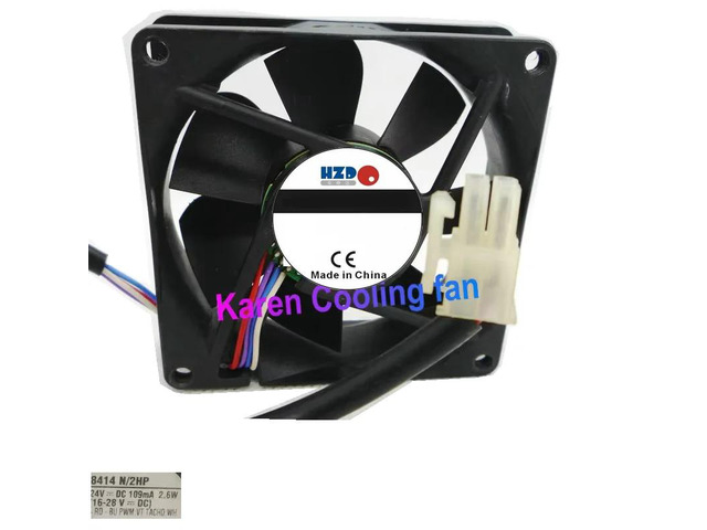 24V 2.4W 8414NHR Two-wire fan, 8414 four-wire fan