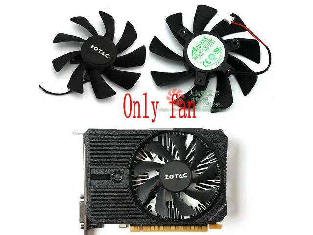 GA915S2H cooling fan for GTX 1050 and GTX 1050 Ti Mini graphics cards