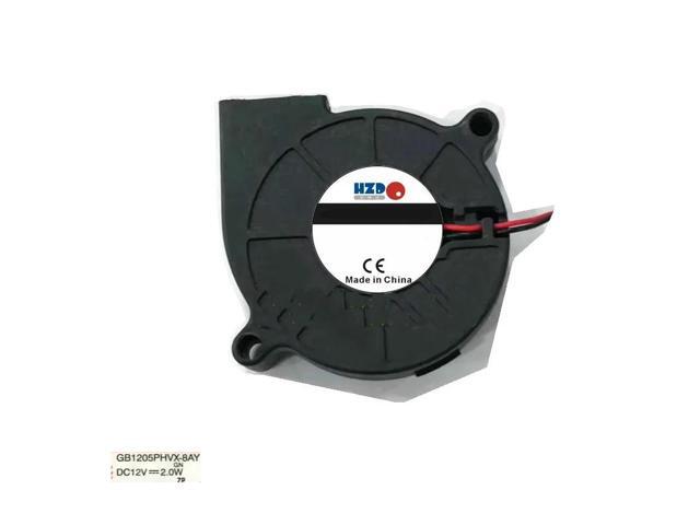 GB1205PHVX-8AY DC12V 2.0W 50*50*15MM 5CM Centrifugal blower cooling fan (2 rows)