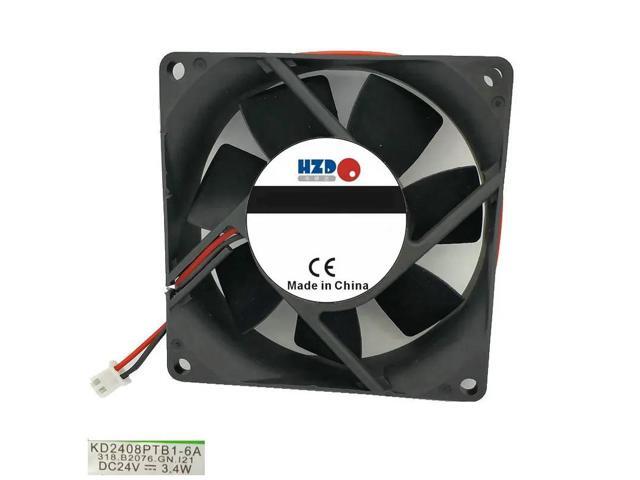 8025 24V 3.4W KD2408PTB1-6A Cooling Fan 80*80*25MM