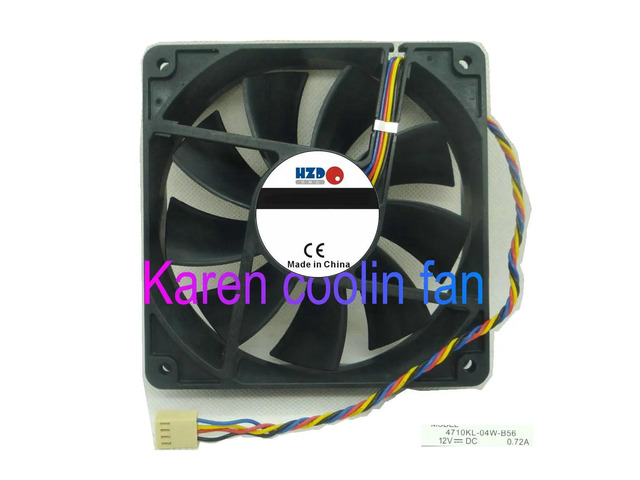 4710kl-04W-B56 12025 12V 0.72A 4-wire cooling fan