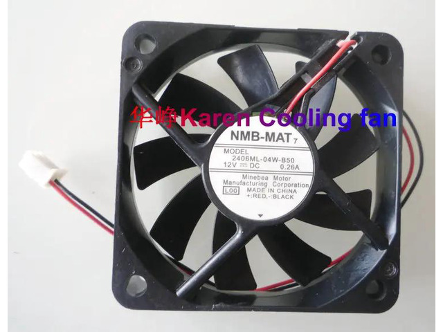 6CM 2406ML-04W-B50 6015 12V 0.26 Cooling Fan