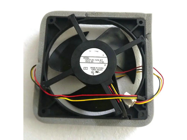 12537JE-12N-BT 12V 0.13A is suitable for built-in cooling fans in refrigerators.