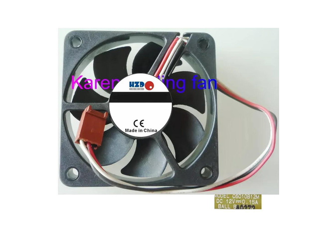 6cm 6010 12V 0.15A Cooling Fan C6010B12M