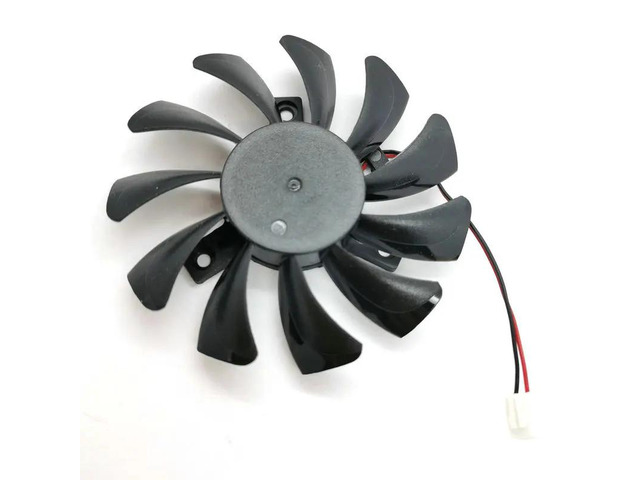 75mm 40*40*40mm 2-pin graphics card fan, model GA81S2U, DC12V 0.38A, suitable for GT430, GT440, and GT630 graphics cards.