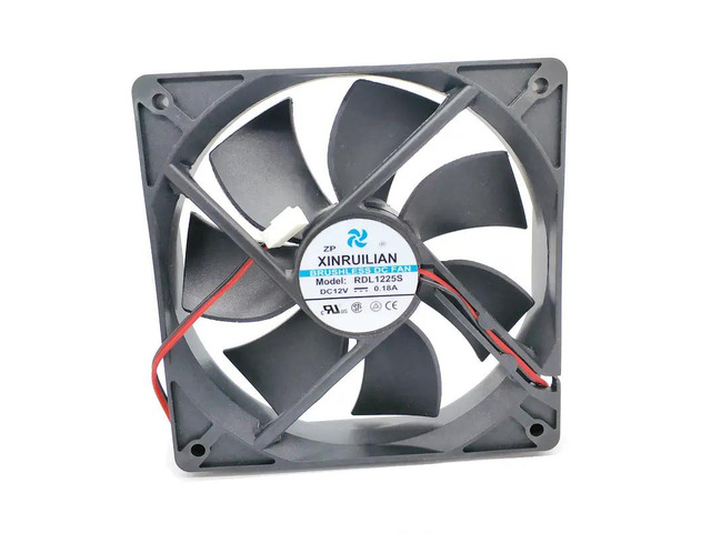Suitable for XINRUILIAN 12025 12V 0.18A 12CM 12cm RDL1225S 120 * 120 * 25mm heatsink fan