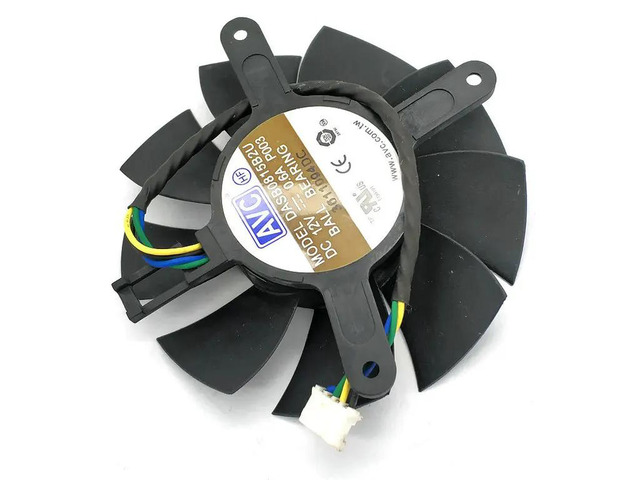 This is a cooling fan for the DASB0815B2U 75mm graphics card/video card, measuring 45mm*56mm*69mm, 12V 0.6A, 4-pin, compatible with GTX560 and...