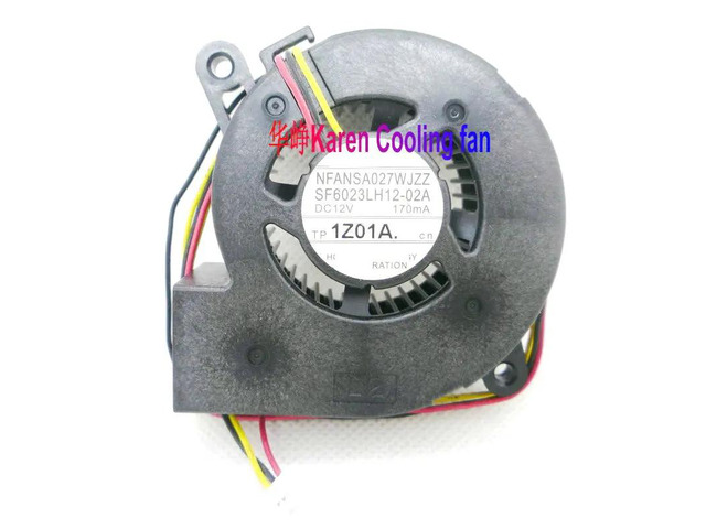 SF6023LH12-02A NNFANSA027WJZZ DC12V 170mA 3-wire 3-pin project blower