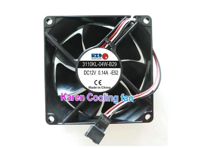 8cm 3110KL-04W-B29 -E52 8025 12V 0.14A 3-wire DLP screen fan/laptop fan