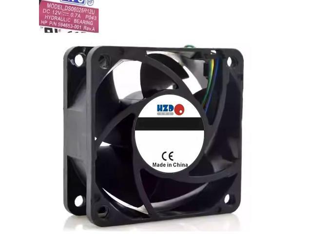DS06025R12U -034 6025 12V 0.26A 60*60*25MM Cooling Fan (4 rows)
