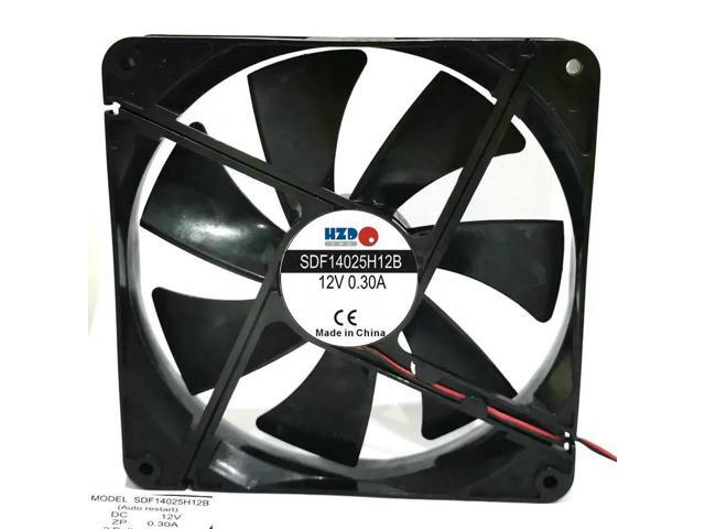 14025 12V Laptop Fan 140*140*25mm Laptop Chip DF1402512SEL