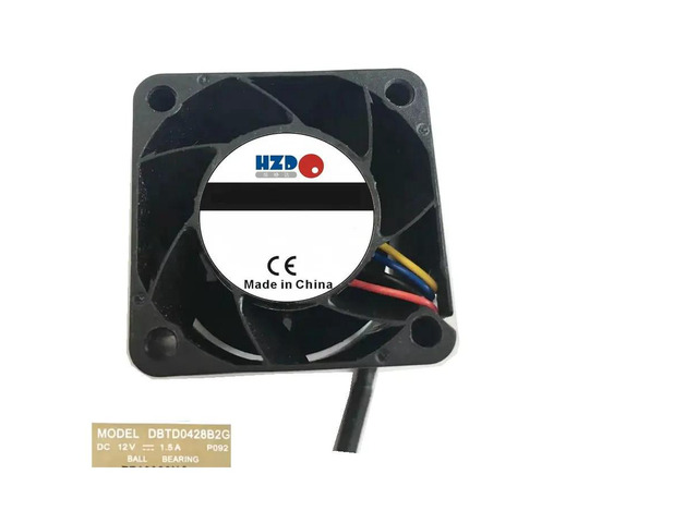 Suitable for 4028 12V 1.5A cooling fan, 4-wire, 40*40*28MM, DBTD0428B2G