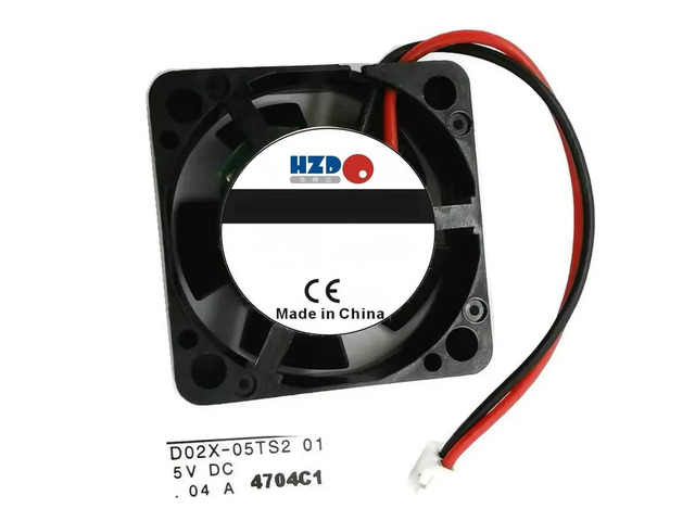 Suitable for 2510 5V D02X-05TS1 01 25*25*10mm 2-wire heatsink fan 0.04A