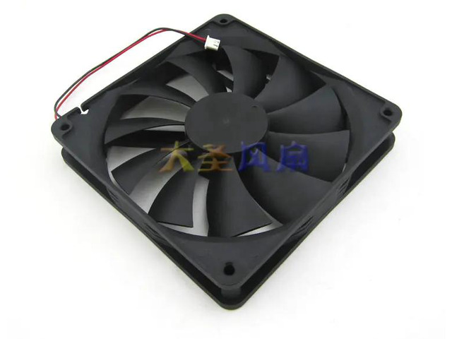 A13525H12B DC12V 0.40A A13525M12S 0.32A 135*135*25mm 2-wire computer cooling fan
