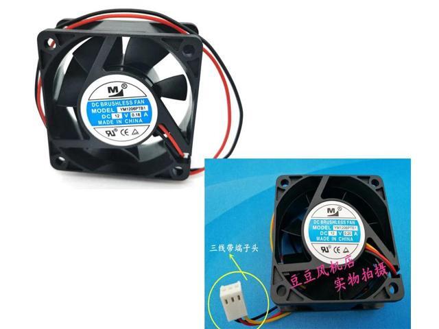YM1206PTB1 6025 12V 0.18A 2-wire cooling fan 3-wire