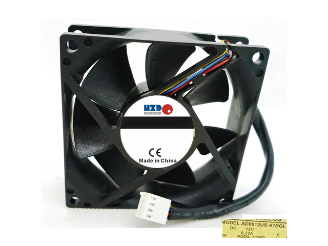 8CM 8025 12V 0.33A Cooling Fan AD0812US-A7BGL