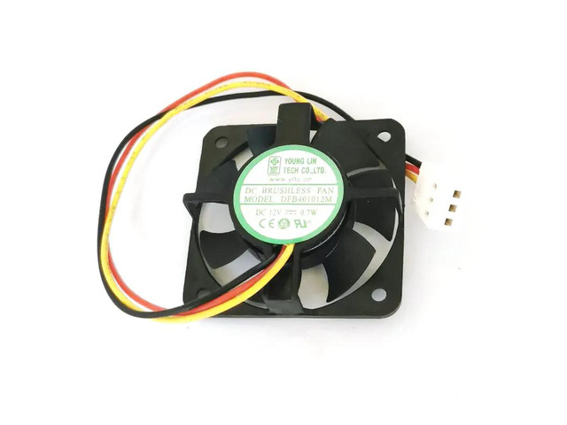 DFB401012M 40*10MM 12V 0.7W Three-wire dual-ball laptop/notebook computer