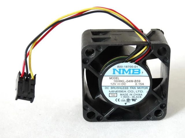 1608KL-01W-B59 DC12V 0.15A 40*40*20MM 4CM Signal Meter Ball Bearing Cooling Fan