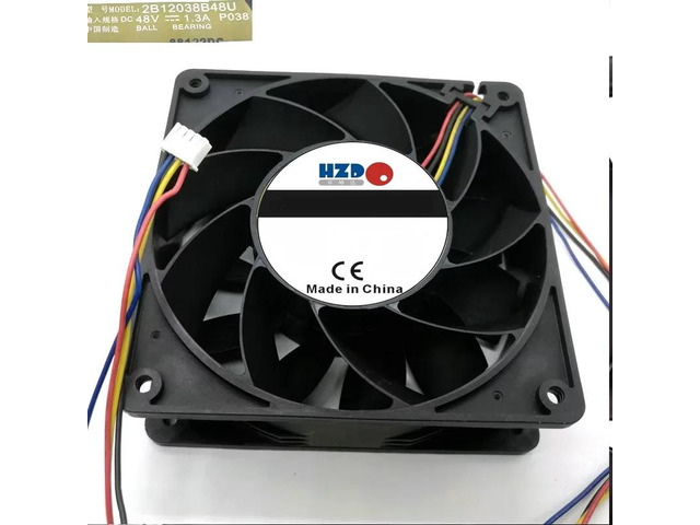 DC48V 1.30A 120x120x38MM 12cm 4-wire 12038 48V 0.95A Cooling Fan 2B12038B48U