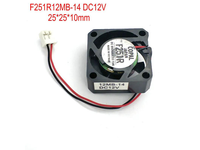 2510 12V Cooling Fan 25*25*10mm F251R MB-14 F251R12MB-14