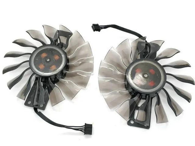 Spindle fan GA92S2H -PFTE -PFTH for GTX 960, 970, 980, and 980 Ti graphics cards, DC12V 0.35A, 87mm diameter, 12x83mm pitch, 1 piece.