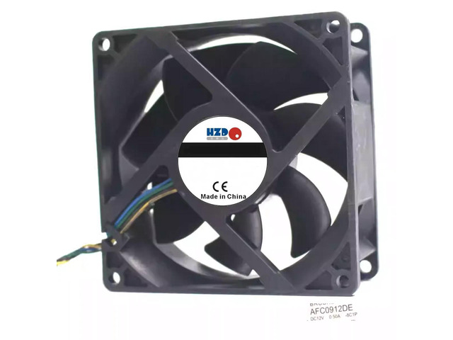 9CM AFC0912DE 9238 12V 4-wire cooling fan P/N: P2780 0.5A