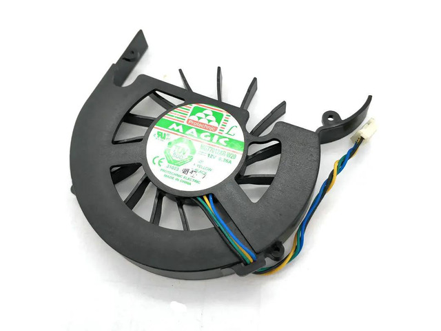 VGA desktop fan for MGT7012XR-W20 graphics card/video card, 12V 0.35A, 4-wire 4-pin connector.