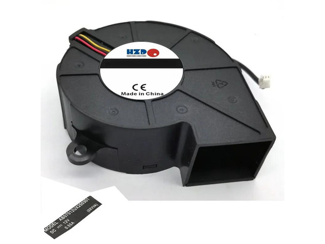 7CM AB07012UX250301 7525 12V 0.55A 3WIER Fan (Left Side)
