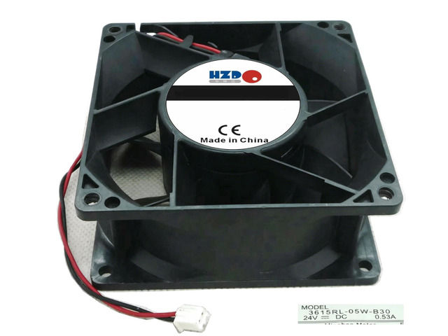 9238 24V 12CM 12308 24V 10W Three-wire cooling fan 3615RL-05W-B30
