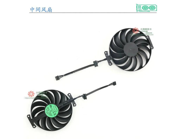 Fan T129215SU for RTX 3090, RTX 3080, 3070, 3060, and ROG STRIX graphics cards (1 fan + 2 fans)