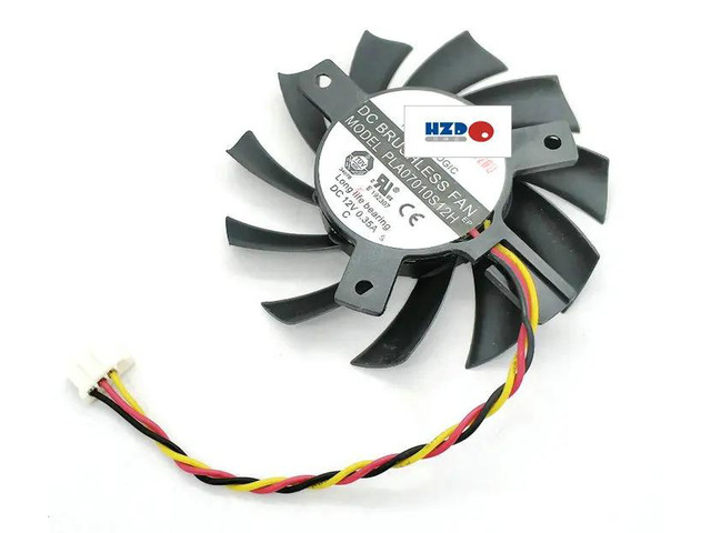GT220 GT240 PLA07010S12H Graphics Card Cooling Fan (3-wire)