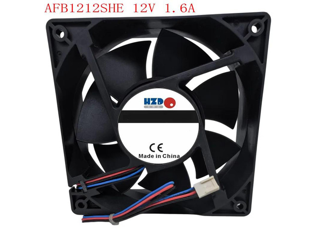 12cm 12038 12V Three-Wire Cooling Fan AFB1212SHE