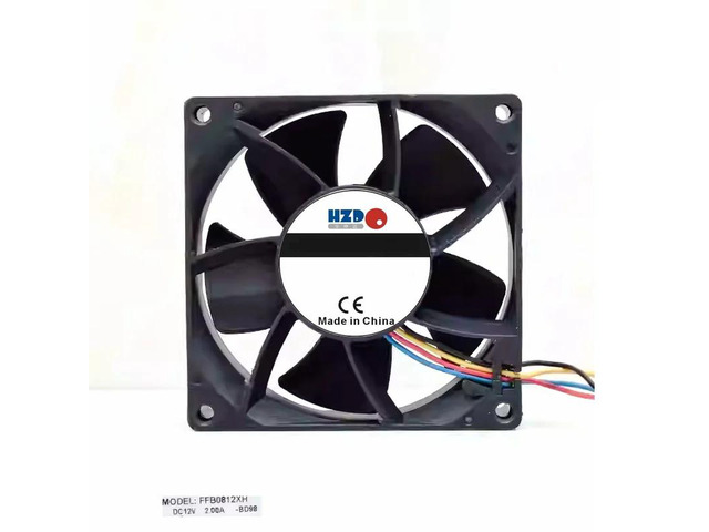 8cm 8025 12V fan, ball bearing FFB0812XH 4-wire